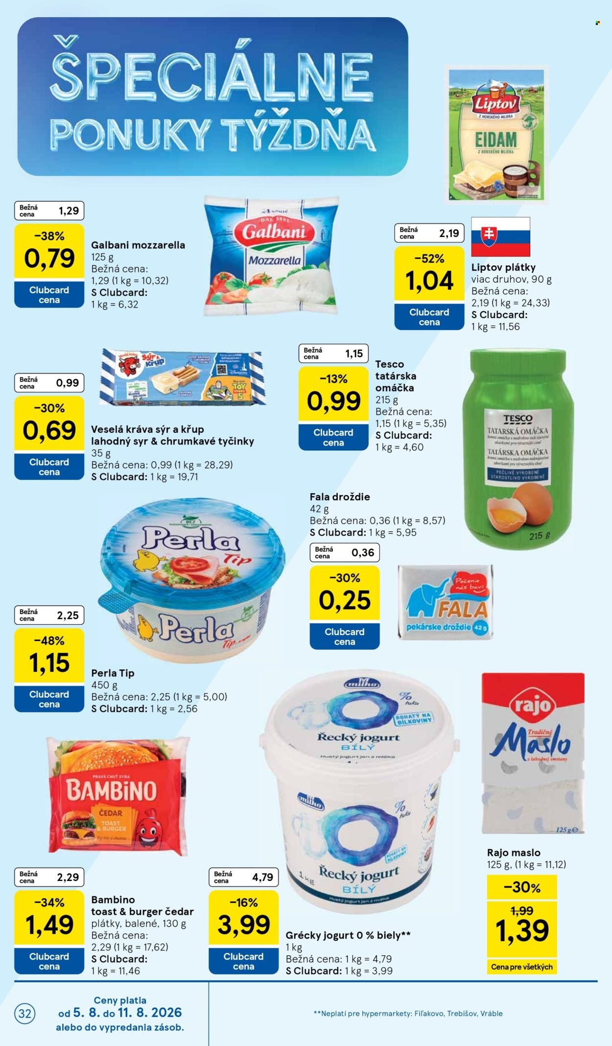 TESCO leták - Od stredy 5.8.2026