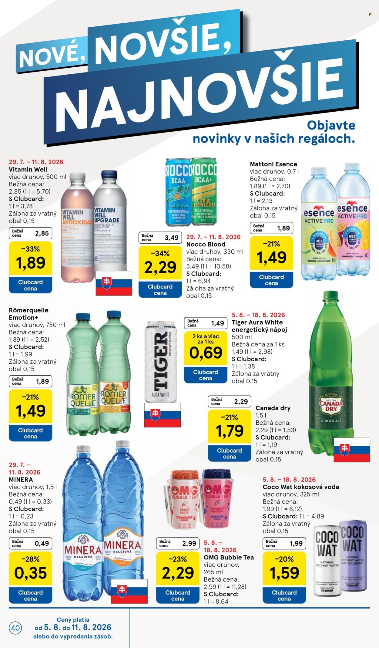 TESCO leták - Od stredy 5.8.2026