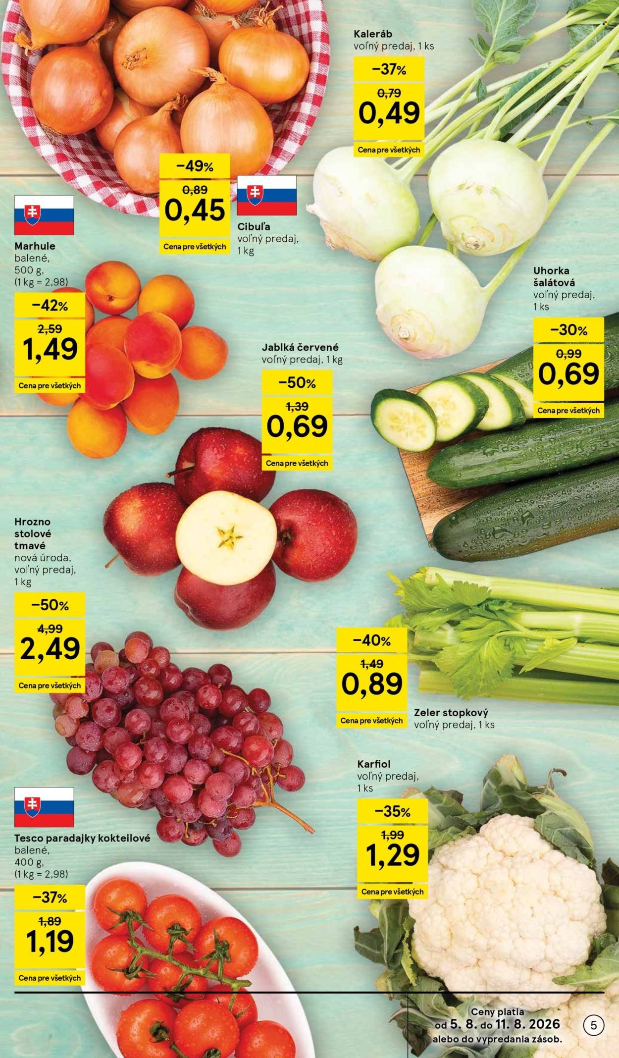 TESCO leták - Od stredy 5.8.2026