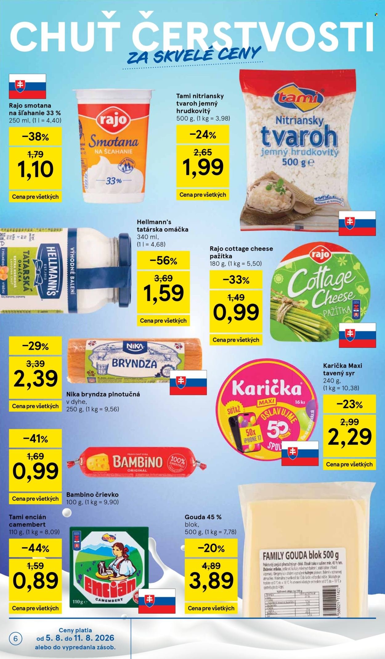 TESCO leták - Od stredy 5.8.2026