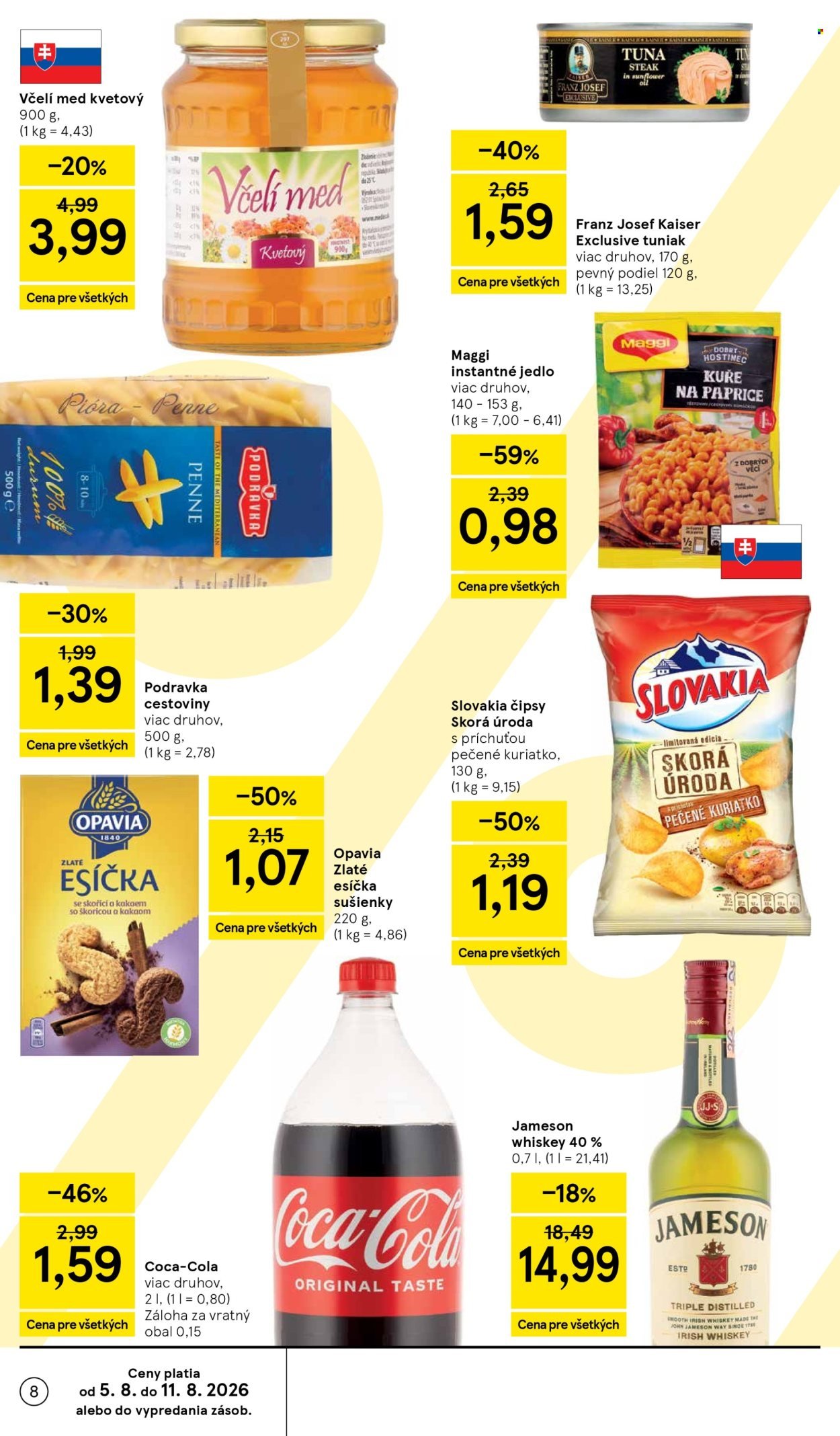 TESCO leták - Od stredy 5.8.2026