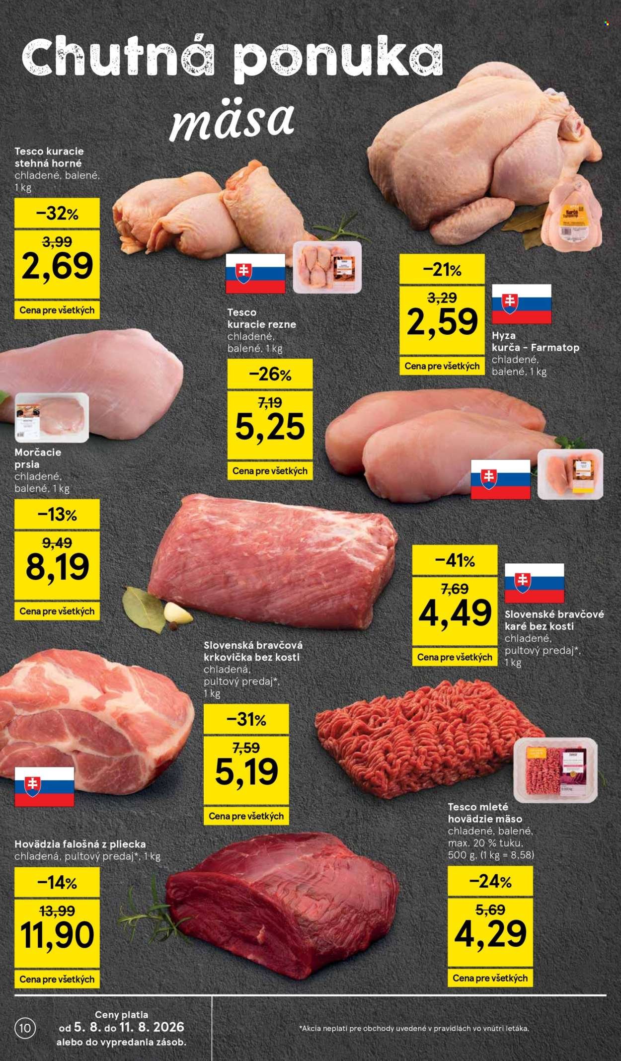 TESCO leták - Od stredy 5.8.2026