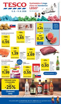 TESCO leták - Od stredy 5.8.2026