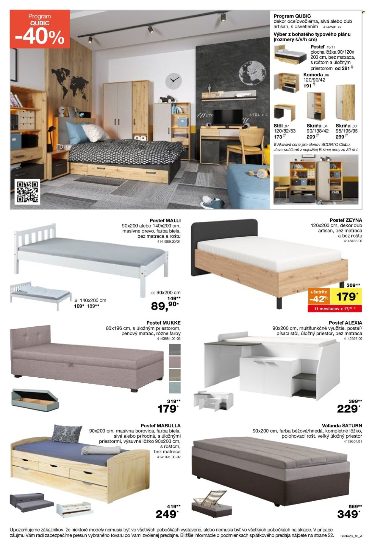 SCONTO NÁBYTOK leták - Aktuálny leták (2026-03-04 - 2026-03-24) | 16