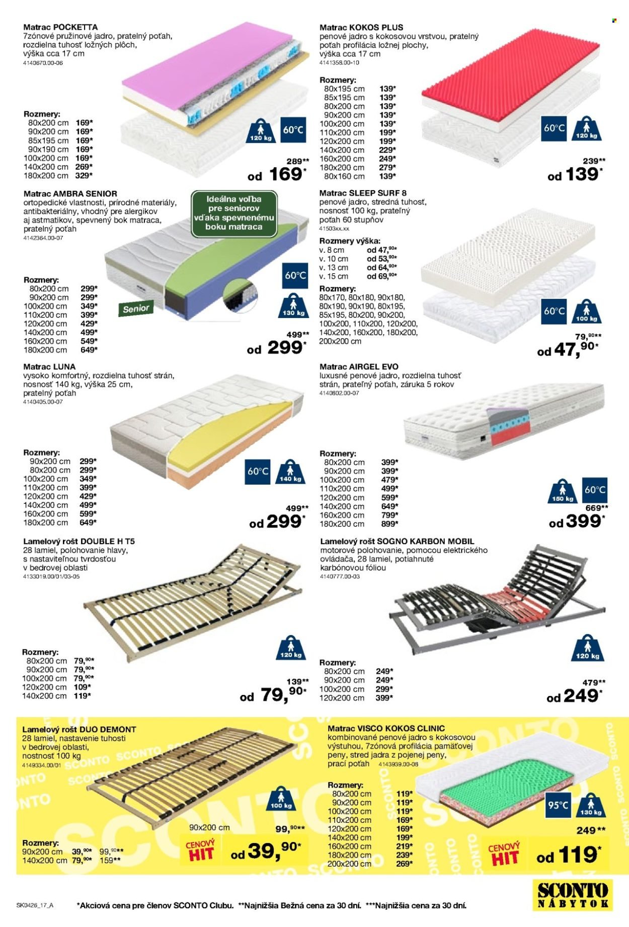 SCONTO NÁBYTOK leták - Aktuálny leták (2026-03-04 - 2026-03-24) | 17