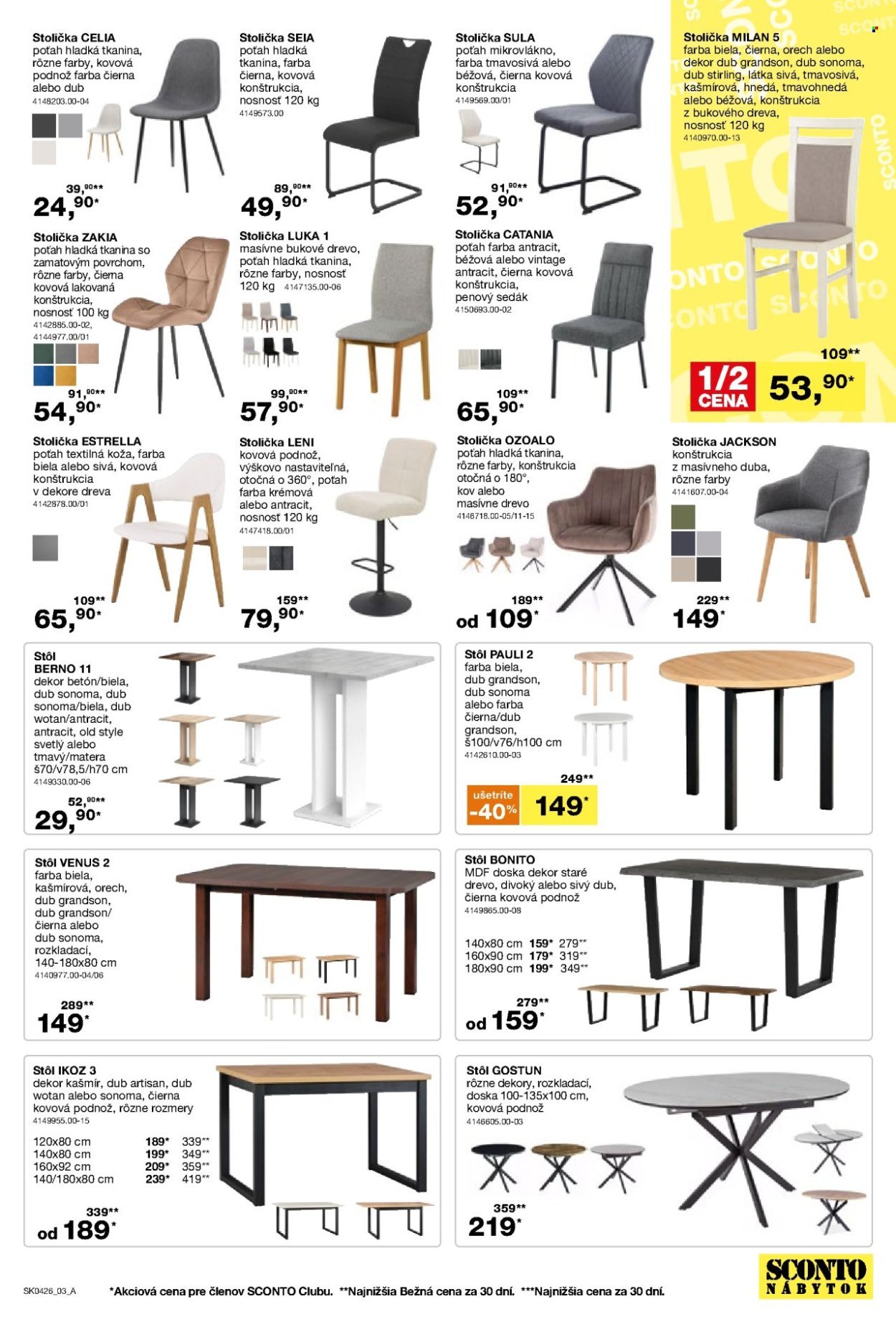 SCONTO NÁBYTOK leták - Aktuálny leták (2026-03-04 - 2026-03-24) | 3