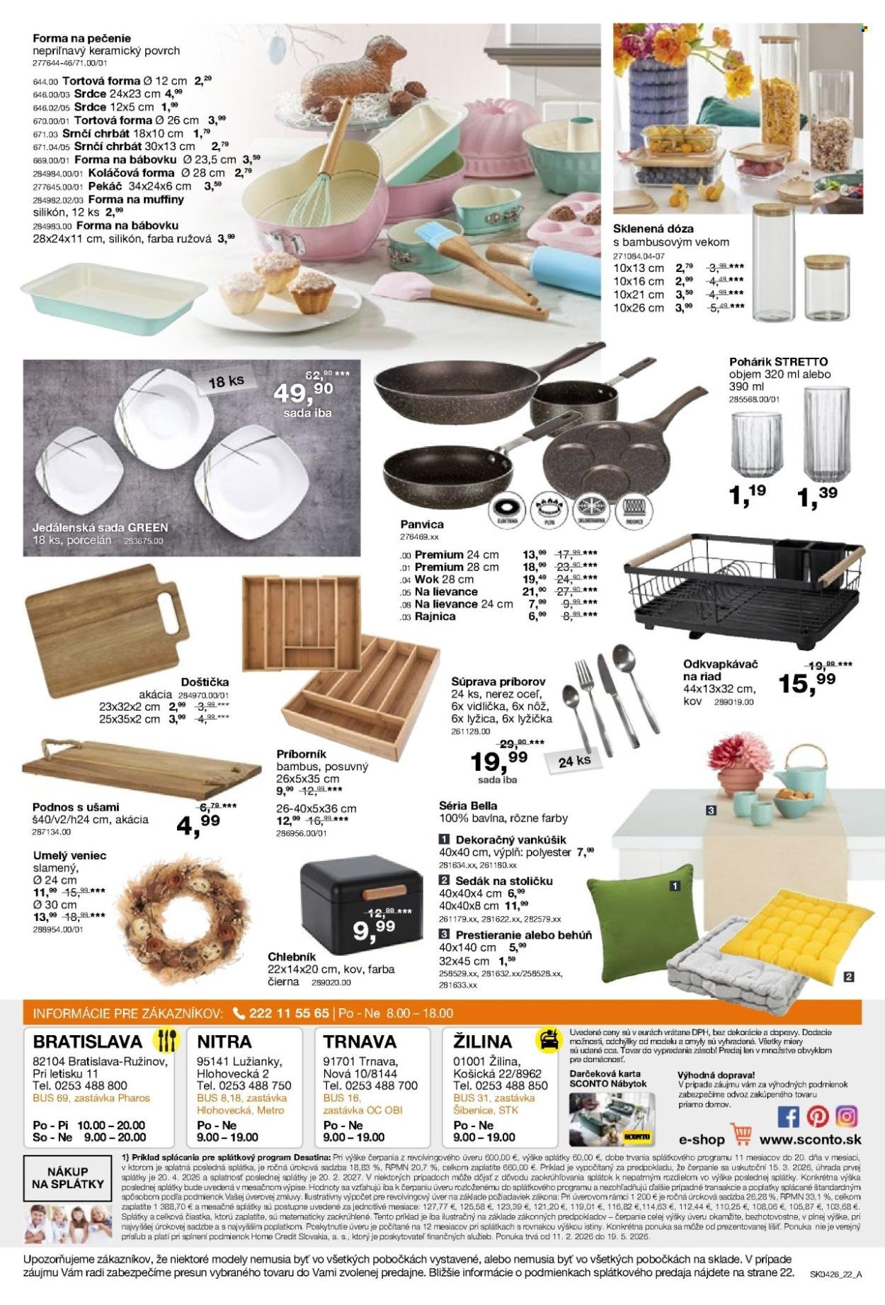 SCONTO NÁBYTOK leták - Aktuálny leták (2026-03-04 - 2026-03-24) | 22
