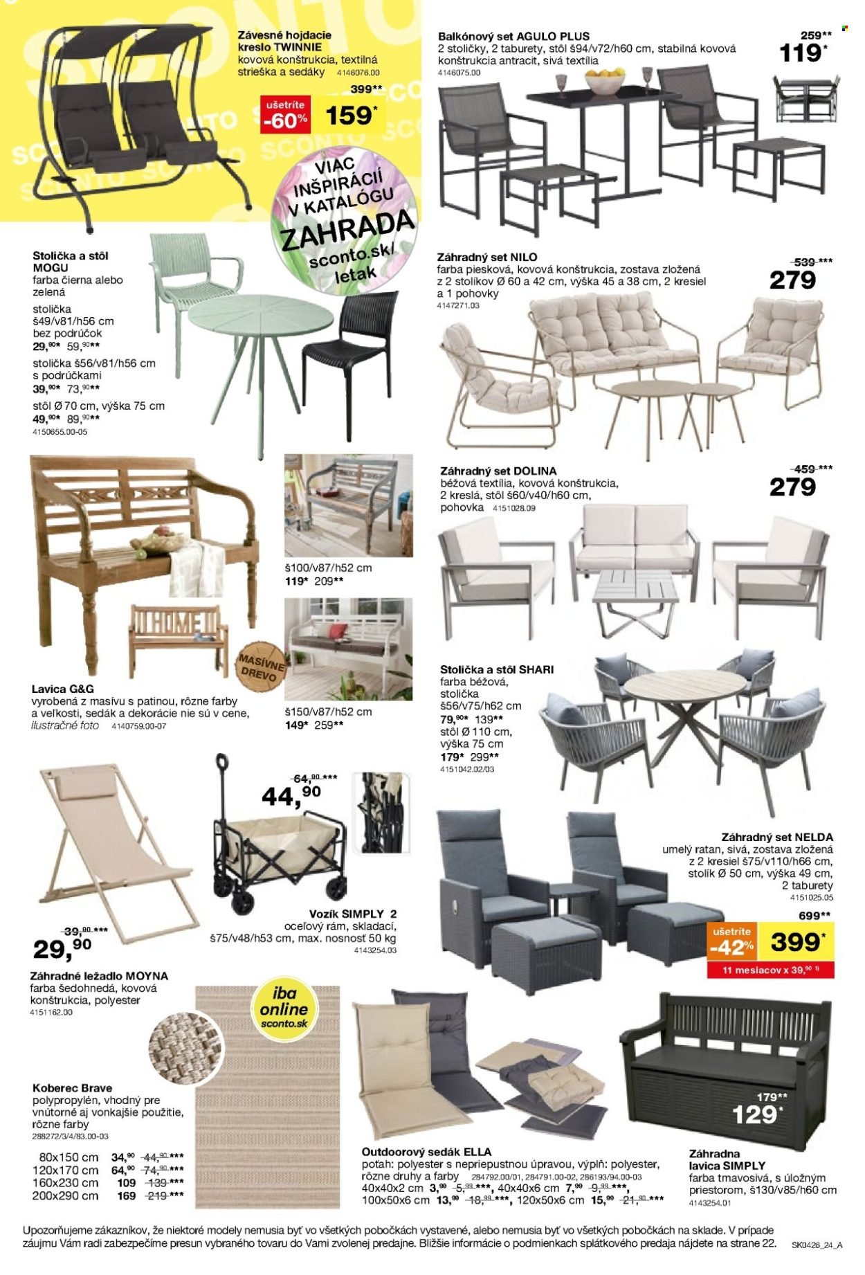 SCONTO NÁBYTOK leták - Aktuálny leták (2026-03-04 - 2026-03-24) | 24