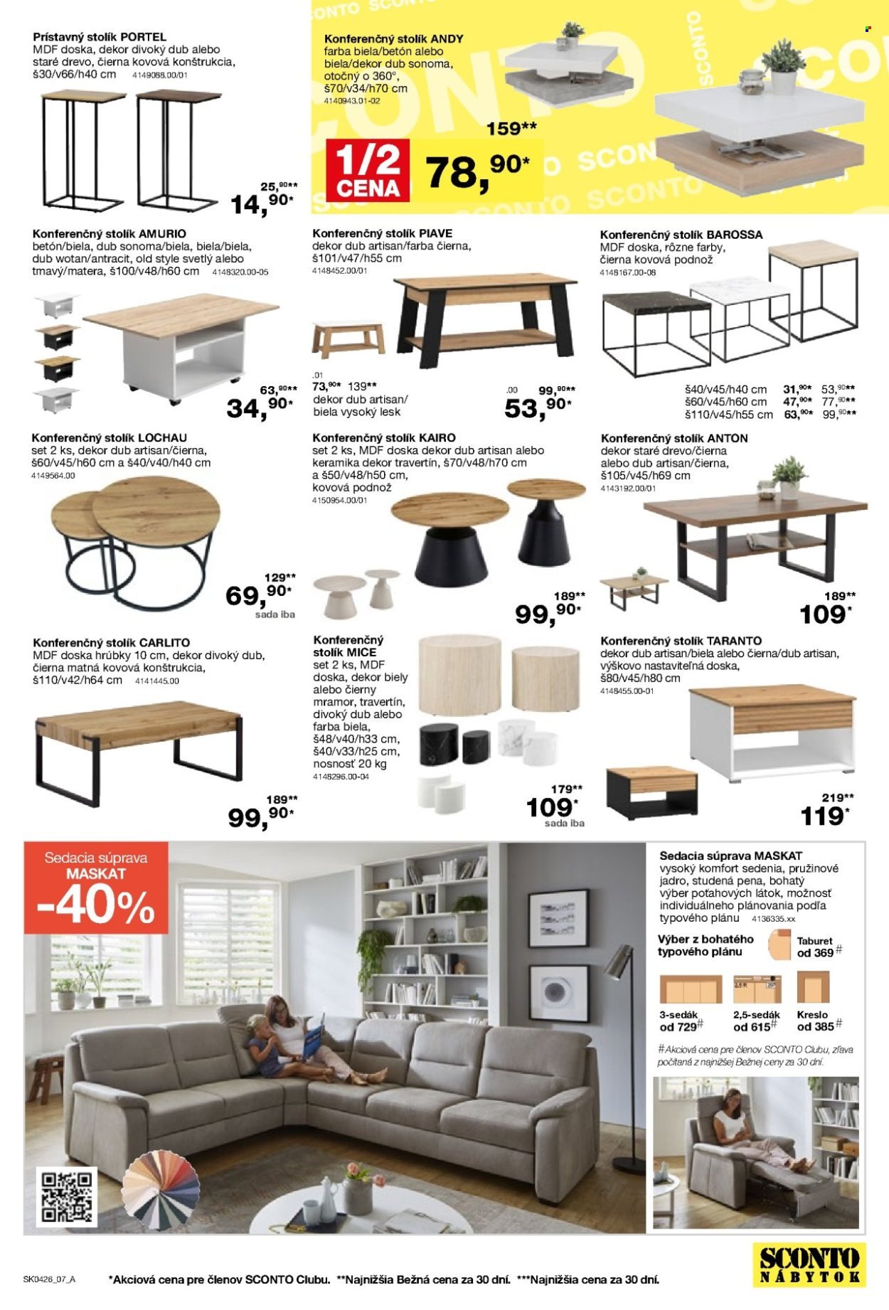 SCONTO NÁBYTOK leták - Aktuálny leták (2026-03-04 - 2026-03-24) | 7
