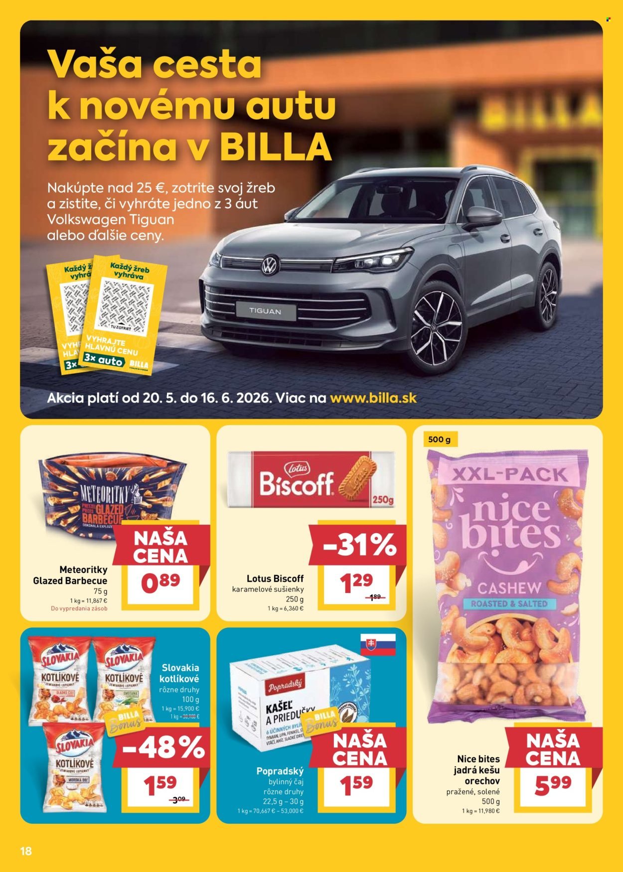 BILLA leták - Od stredy 20.5.2026 (2026-05-20 - 2026-05-26) | 18