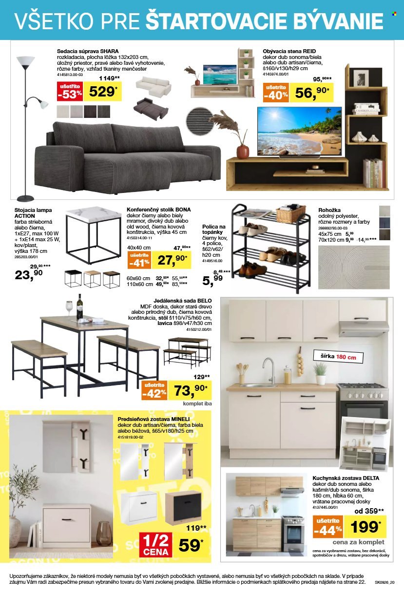 SCONTO NÁBYTOK leták - Aktuálny leták