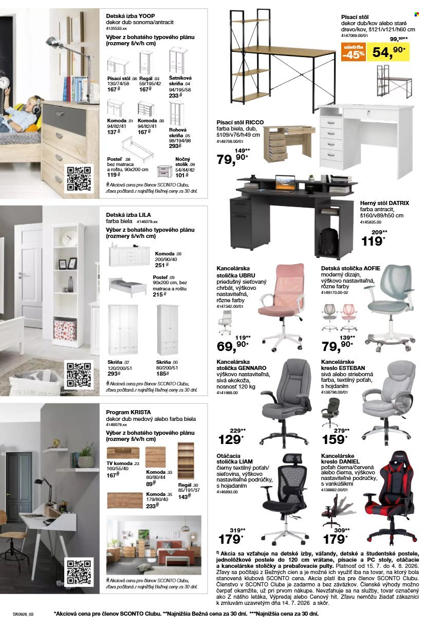 SCONTO NÁBYTOK leták - Aktuálny leták