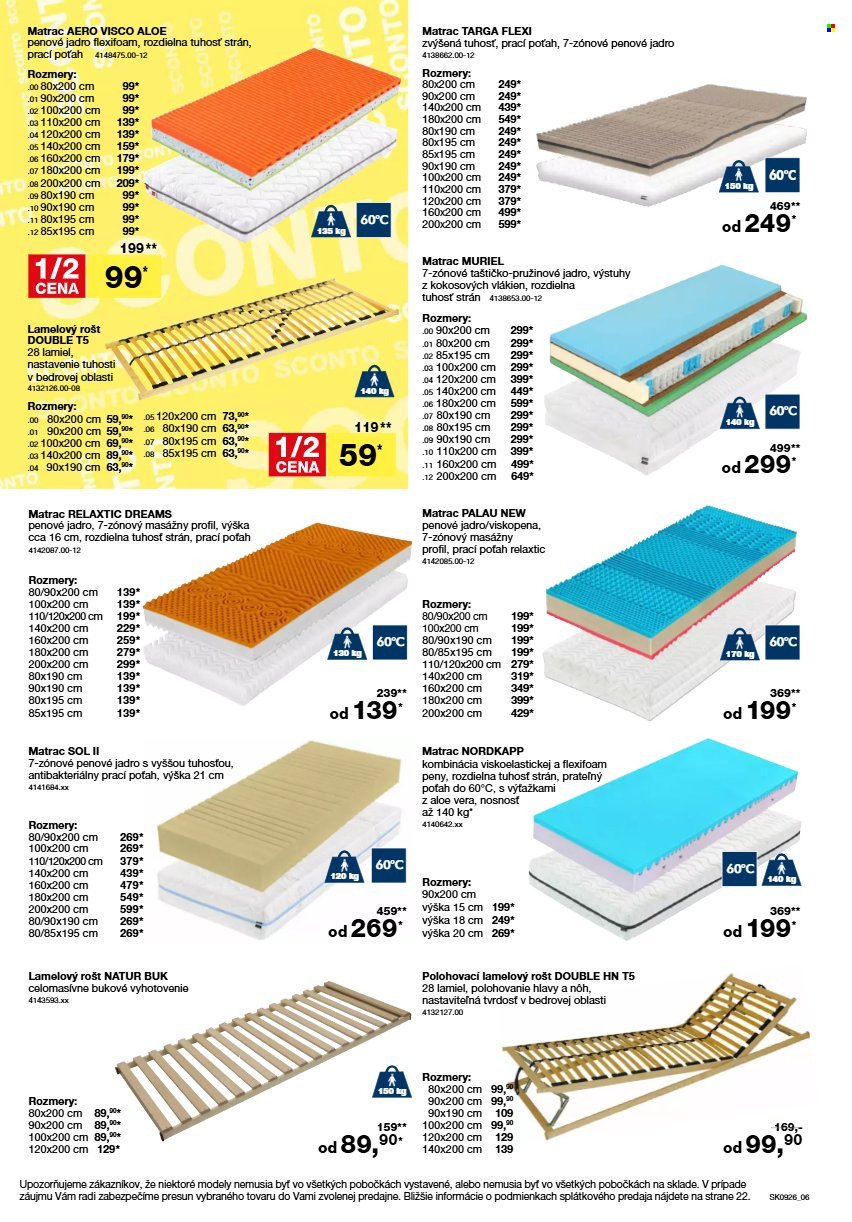 SCONTO NÁBYTOK leták - Aktuálny leták