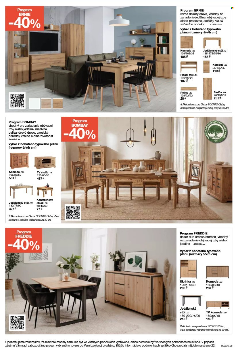 SCONTO NÁBYTOK leták - Aktuálny leták