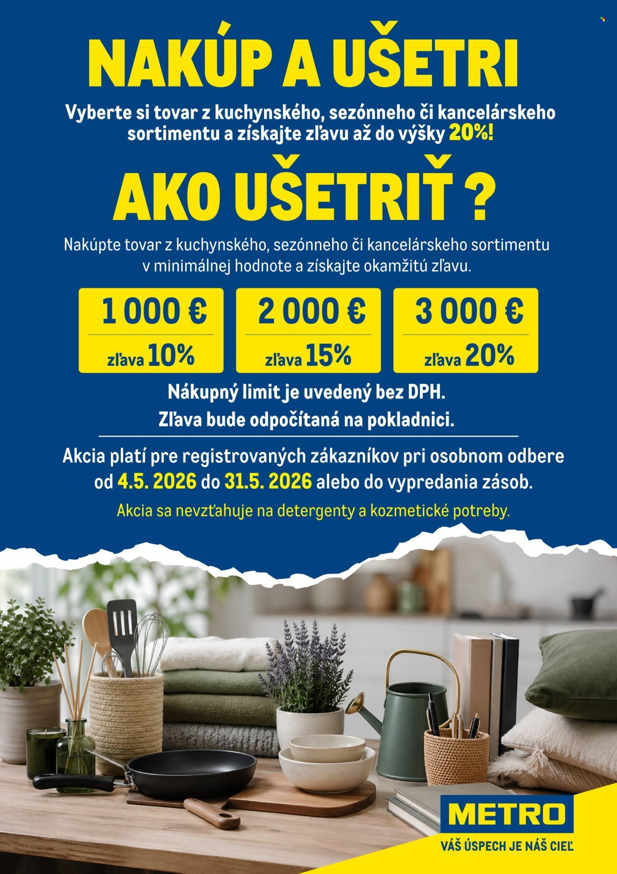 METRO leták - Nakúp a ušetri (2026-05-04 - 2026-05-31) | 1