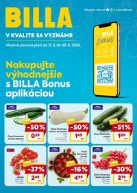 BILLA leták - Bonus leták