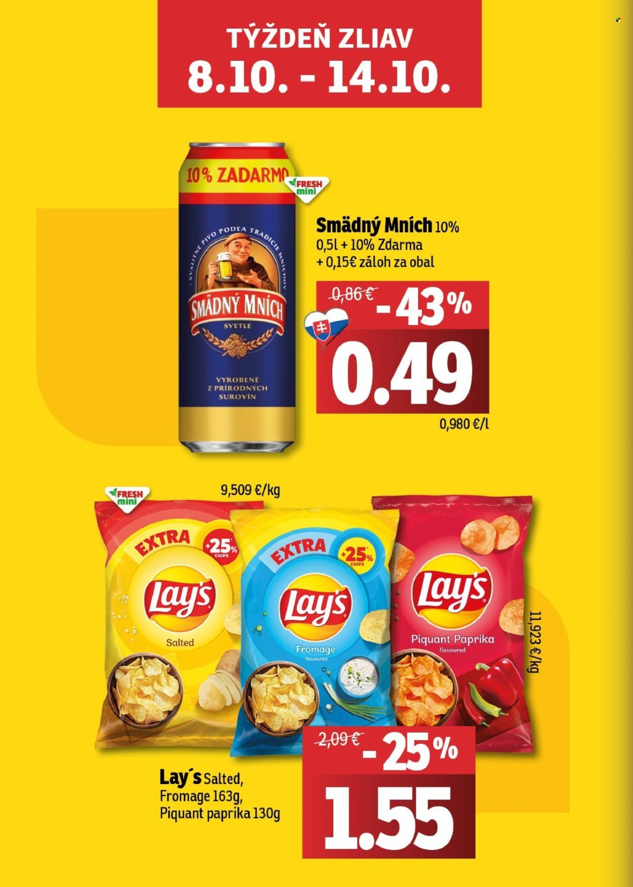 FRESH leták - Stredné a západné Slovensko