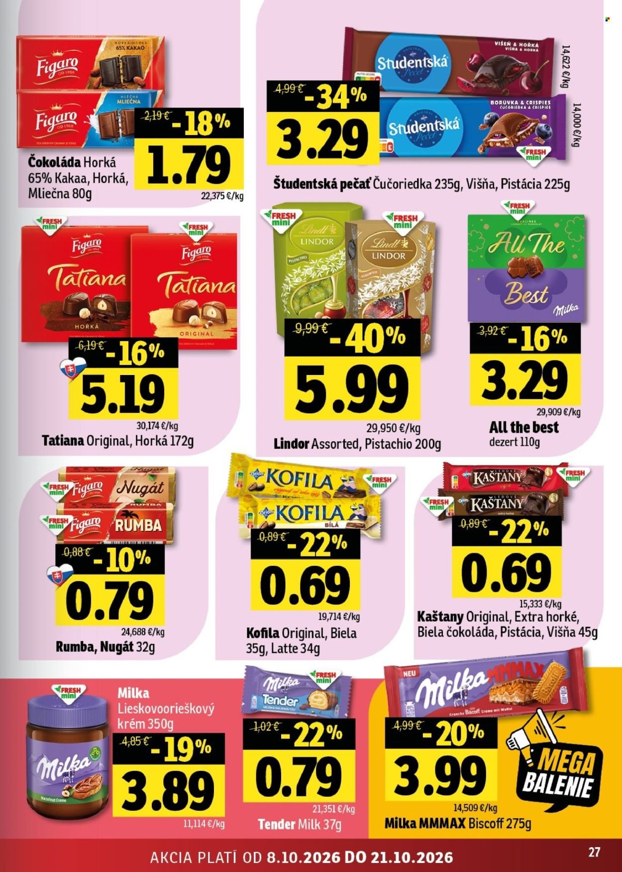 FRESH leták - Stredné a západné Slovensko