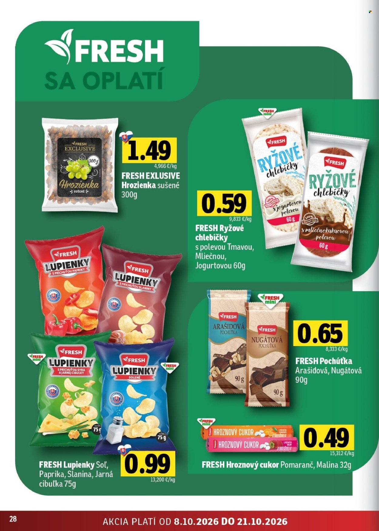 FRESH leták - Stredné a západné Slovensko