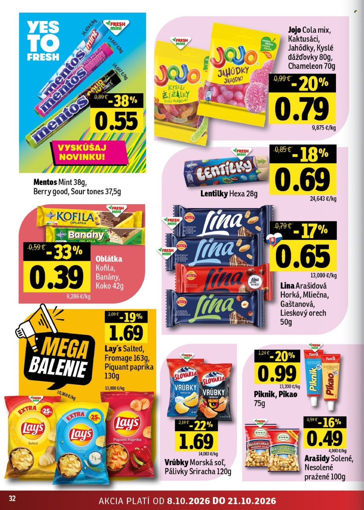FRESH leták - Stredné a západné Slovensko