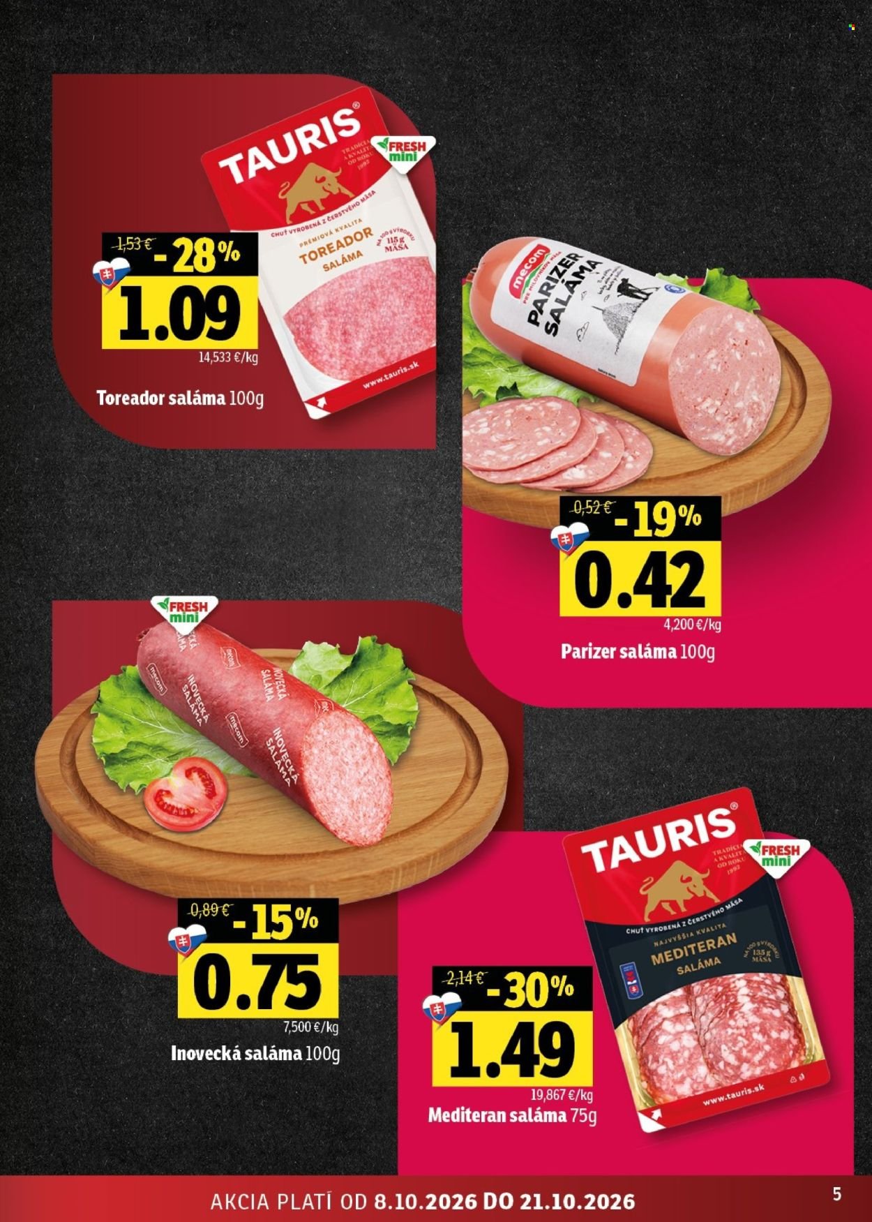 FRESH leták - Stredné a západné Slovensko
