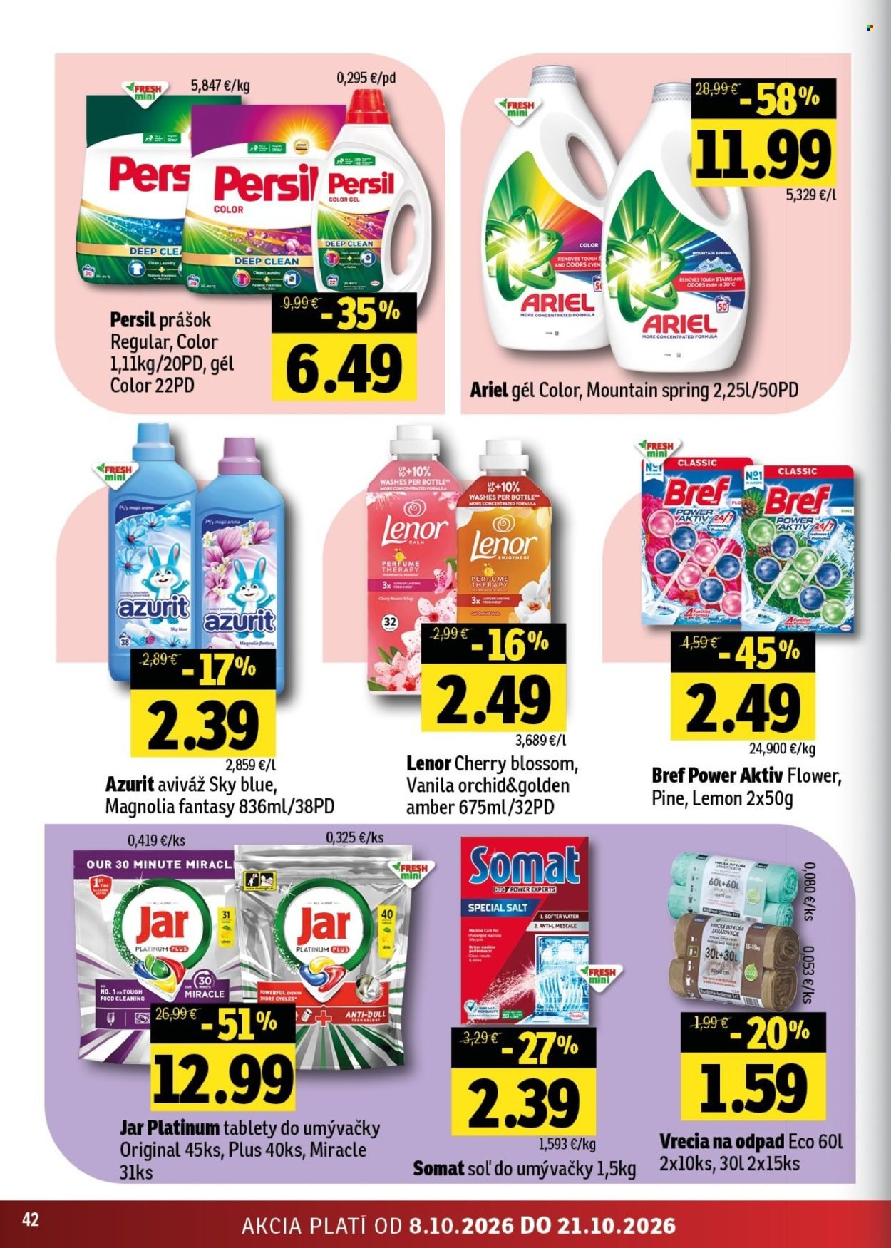 FRESH leták - Stredné a západné Slovensko