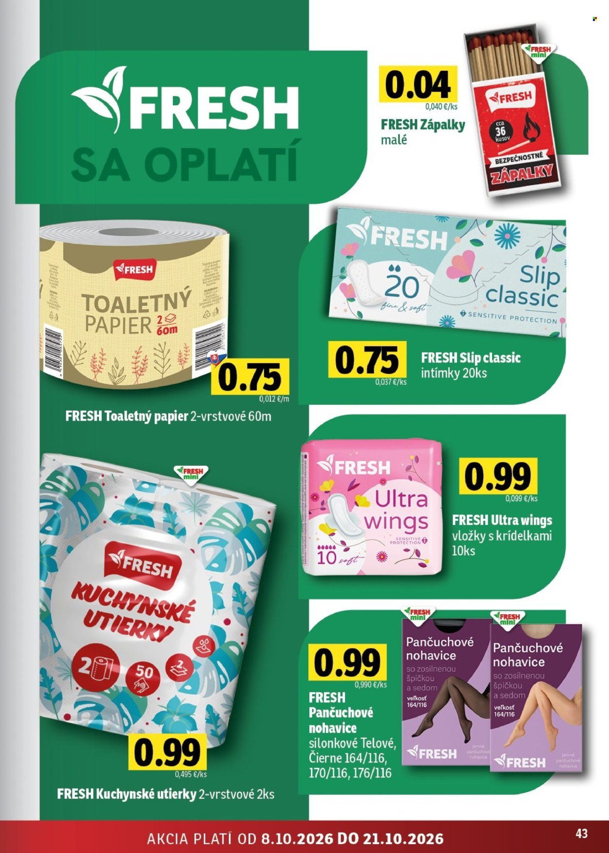 FRESH leták - Stredné a západné Slovensko