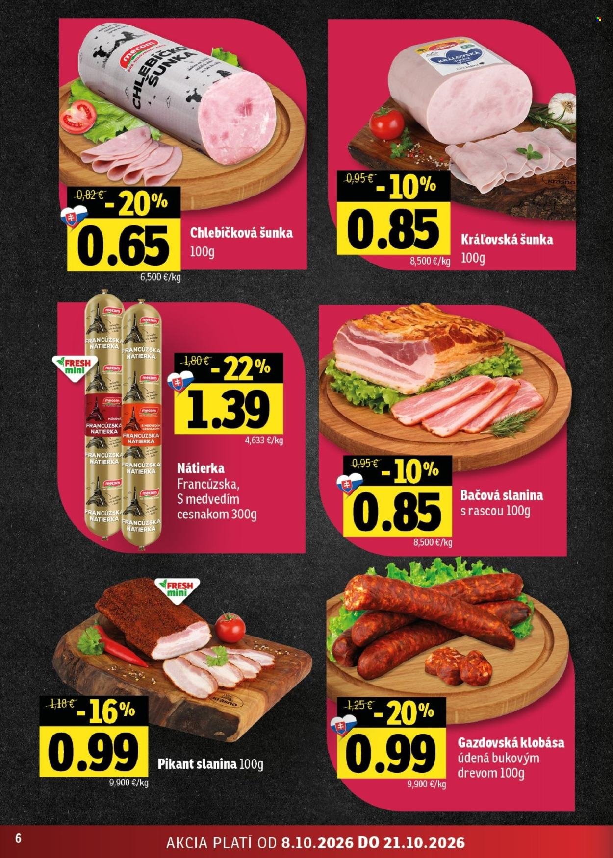 FRESH leták - Stredné a západné Slovensko