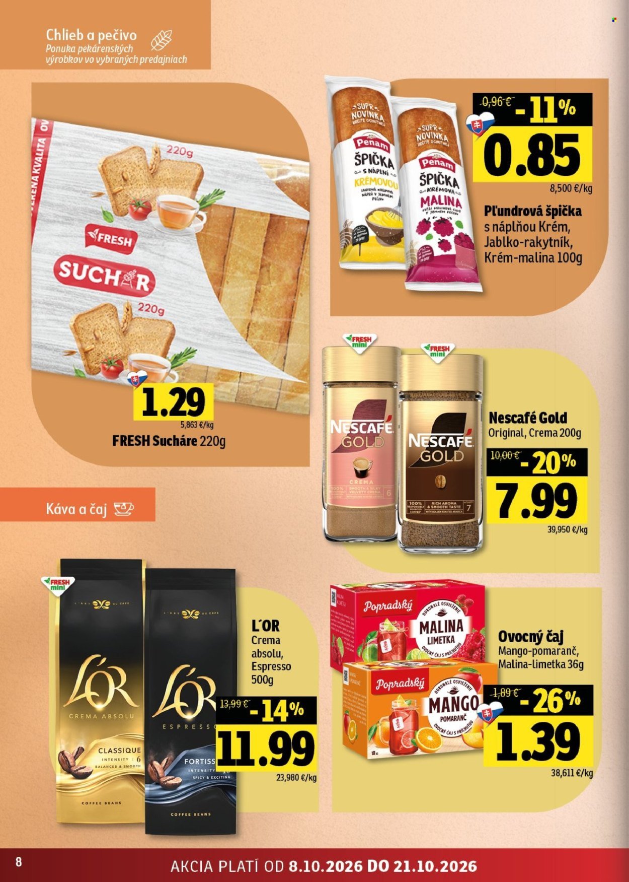 FRESH leták - Stredné a západné Slovensko
