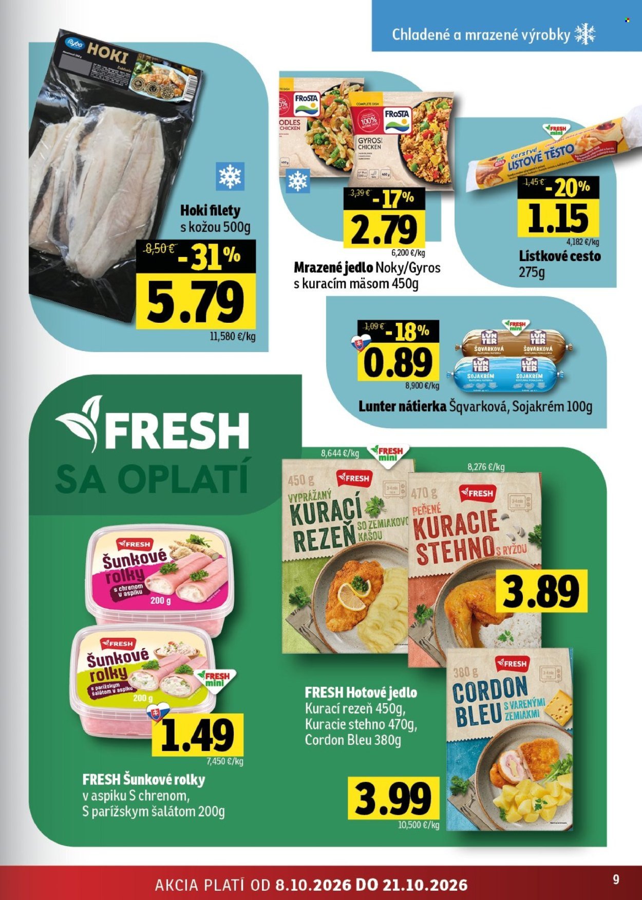 FRESH leták - Stredné a západné Slovensko