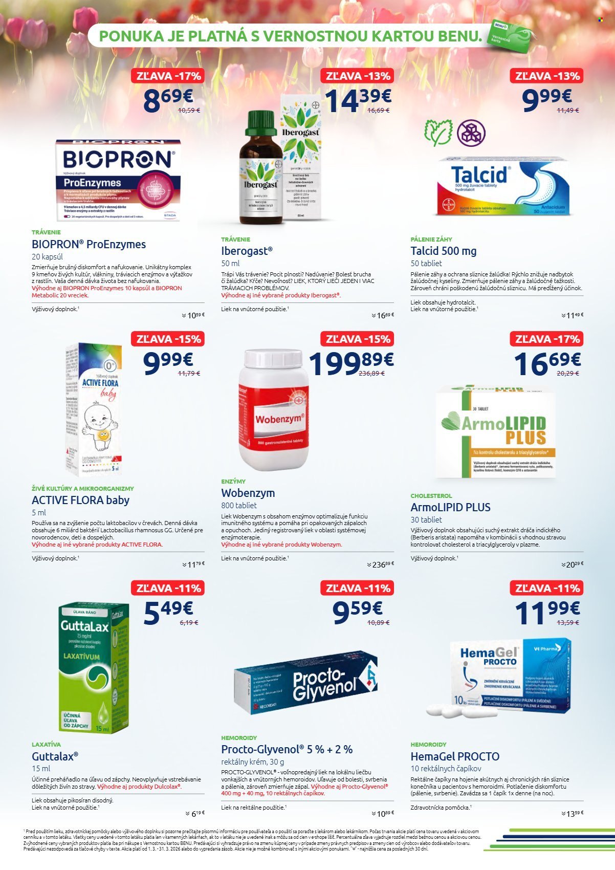 BENU LEKÁREŇ leták - Od nedele 1.3.2026 (2026-03-01 - 2026-03-31) | 4