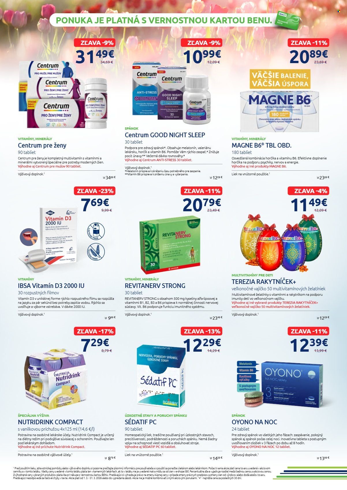 BENU LEKÁREŇ leták - Od nedele 1.3.2026 (2026-03-01 - 2026-03-31) | 5