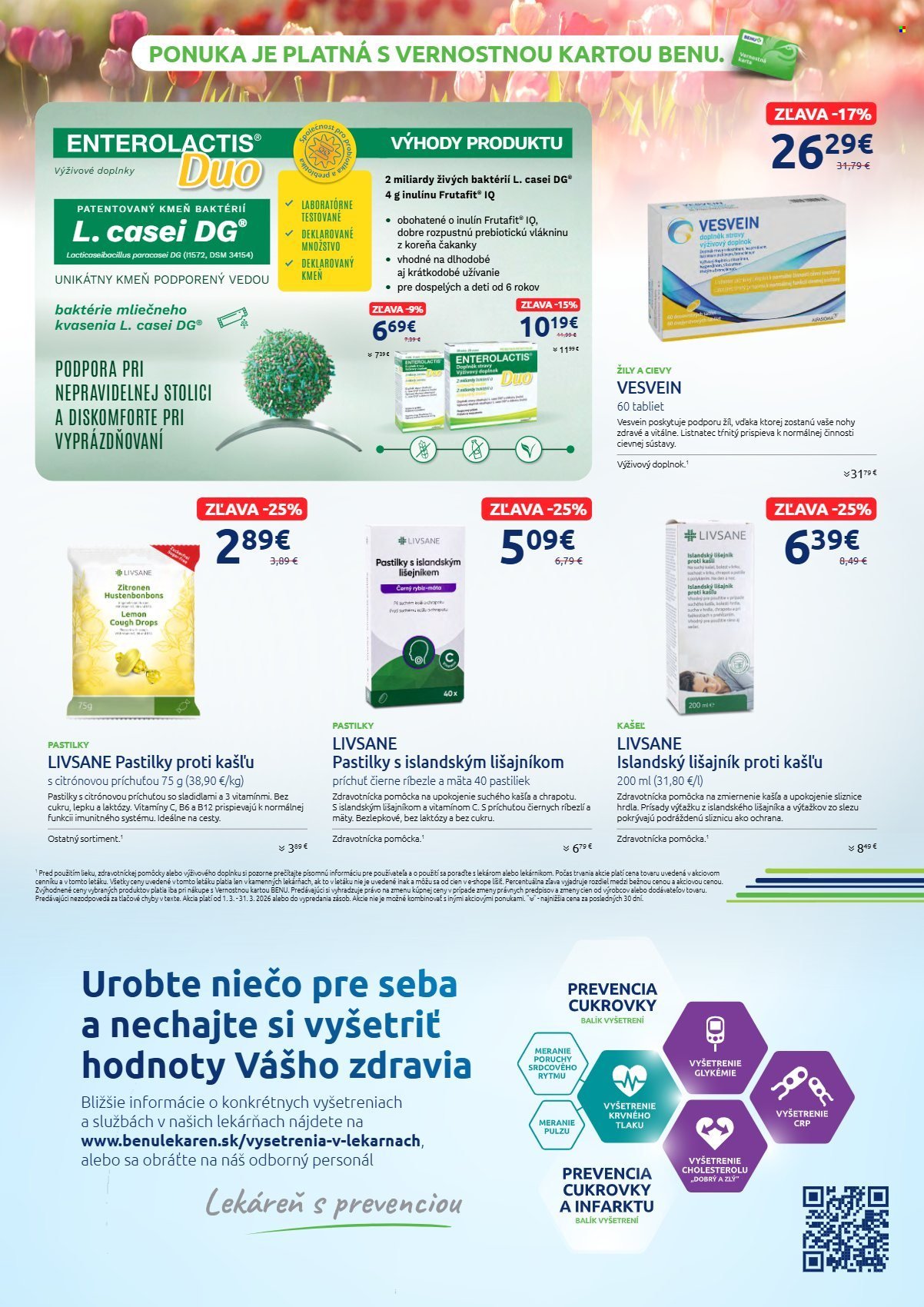 BENU LEKÁREŇ leták - Od nedele 1.3.2026 (2026-03-01 - 2026-03-31) | 9