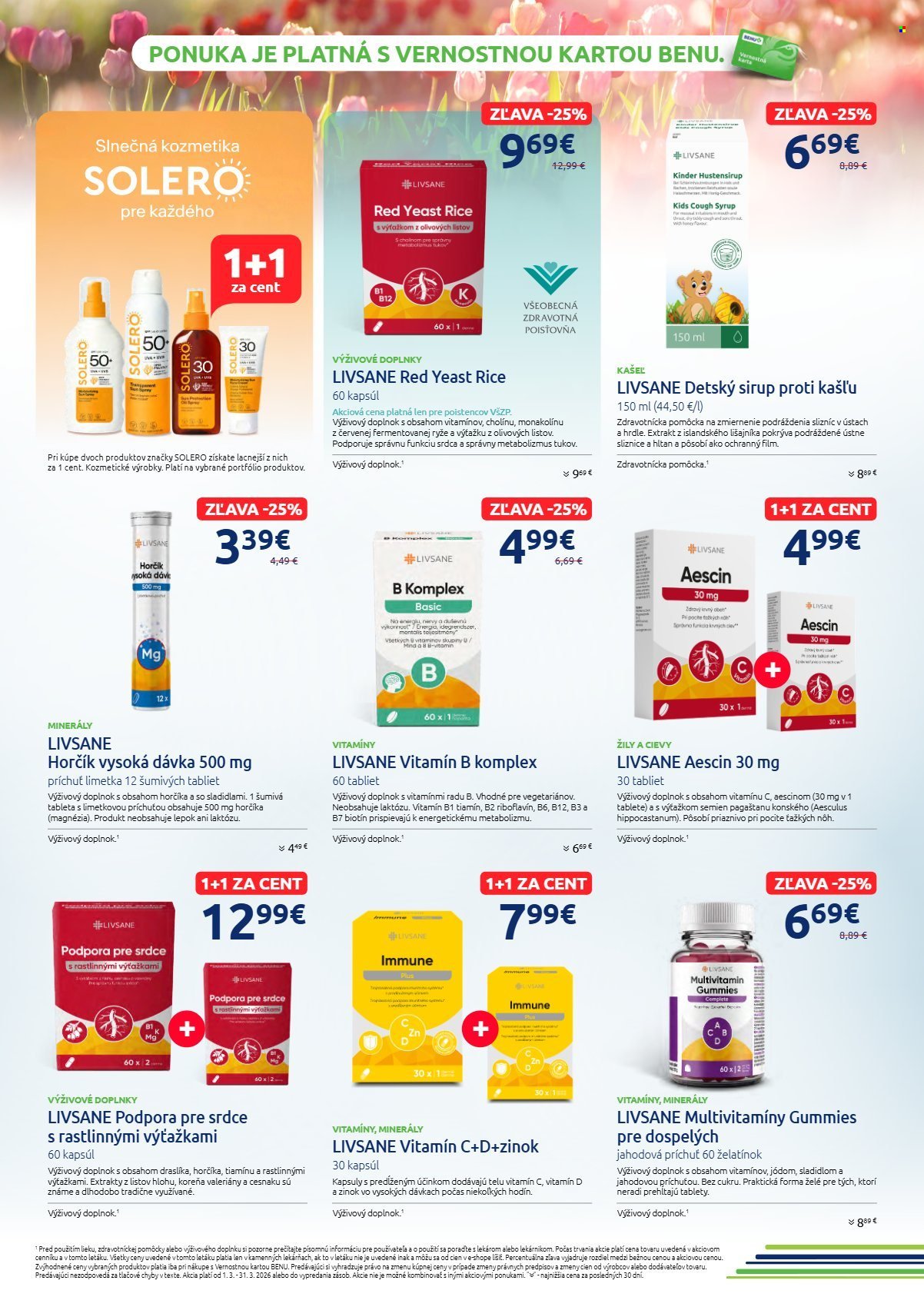 BENU LEKÁREŇ leták - Od nedele 1.3.2026 (2026-03-01 - 2026-03-31) | 10