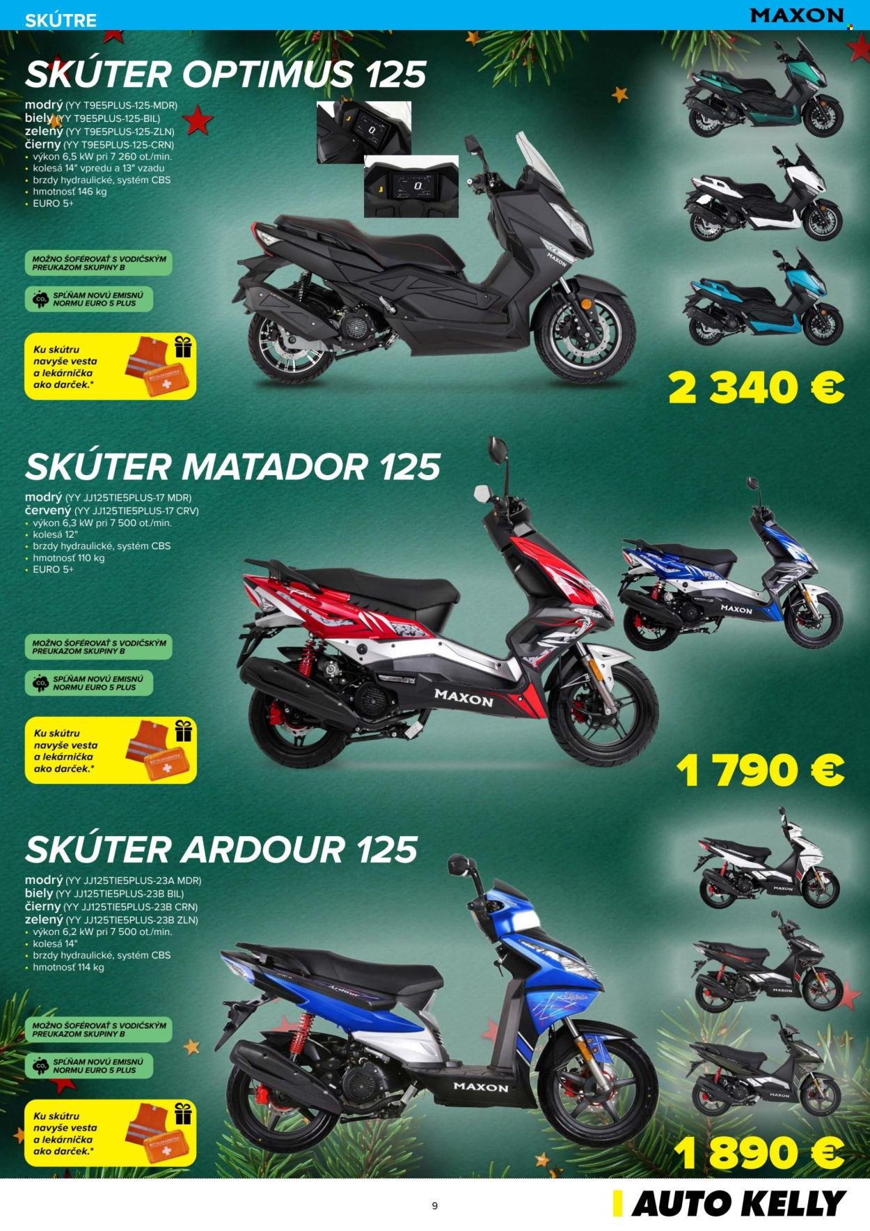 AUTO KELLY leták - Aktualny letak 12/2025 (2025-12-02 - 2026-01-05) | 9