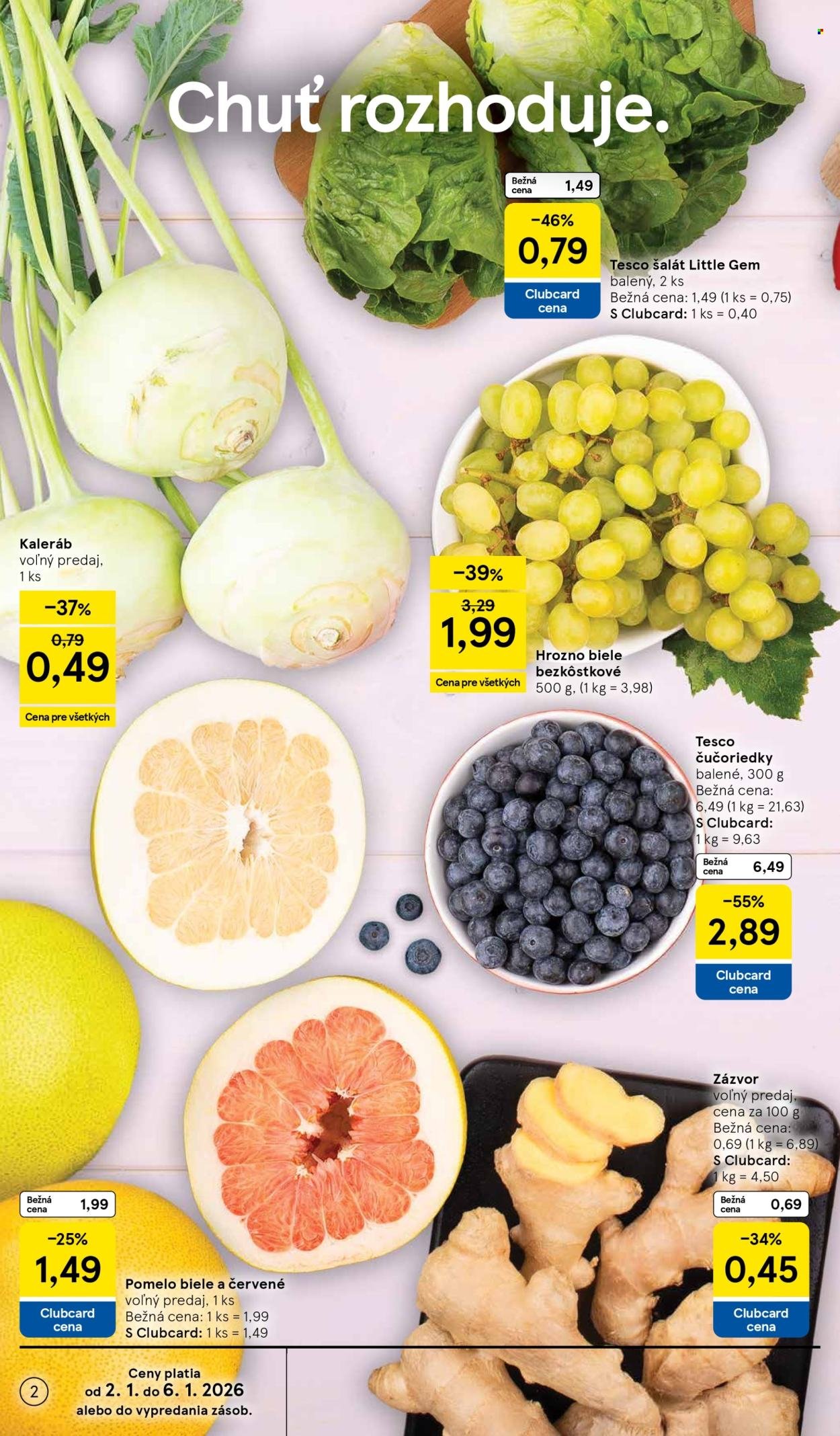 TESCO leták - Od piatka 2.1.2026 (2026-01-02 - 2026-01-06) | 2