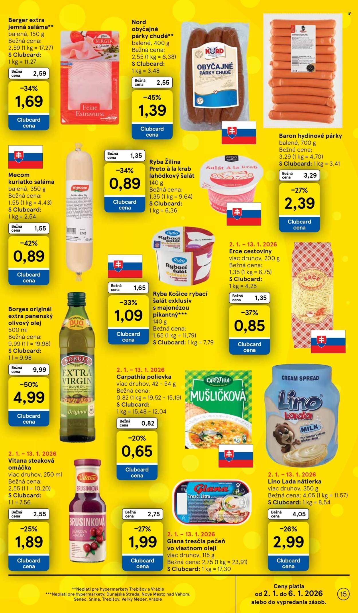 TESCO leták - Od piatka 2.1.2026 (2026-01-02 - 2026-01-06) | 15