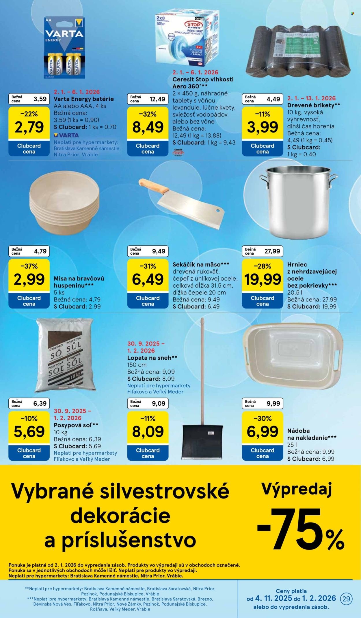 TESCO leták - Od piatka 2.1.2026 (2026-01-02 - 2026-01-06) | 29