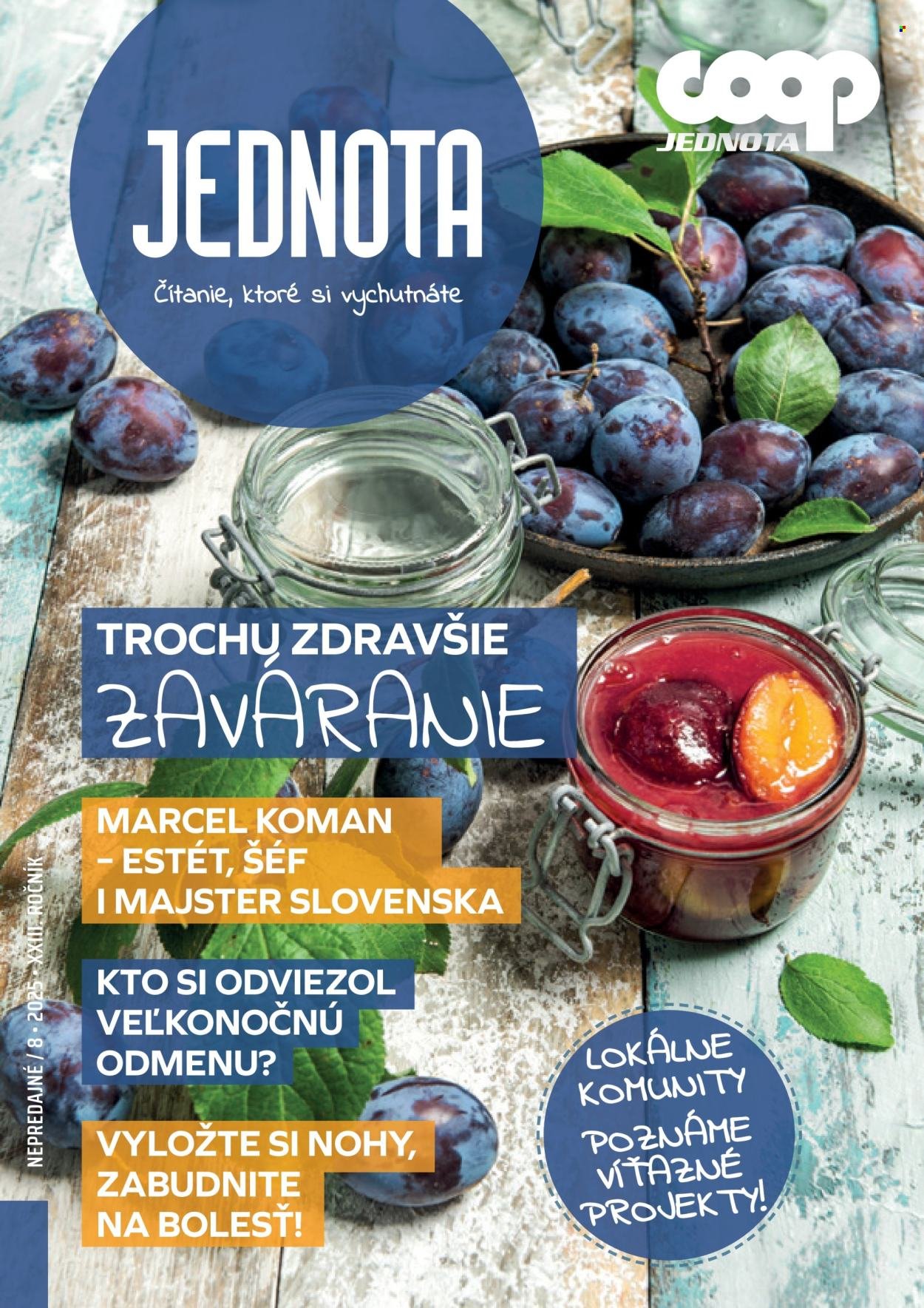 COOP JEDNOTA leták - Od piatka 1.8.2025 (2025-08-01 - 2025-08-31) | 1