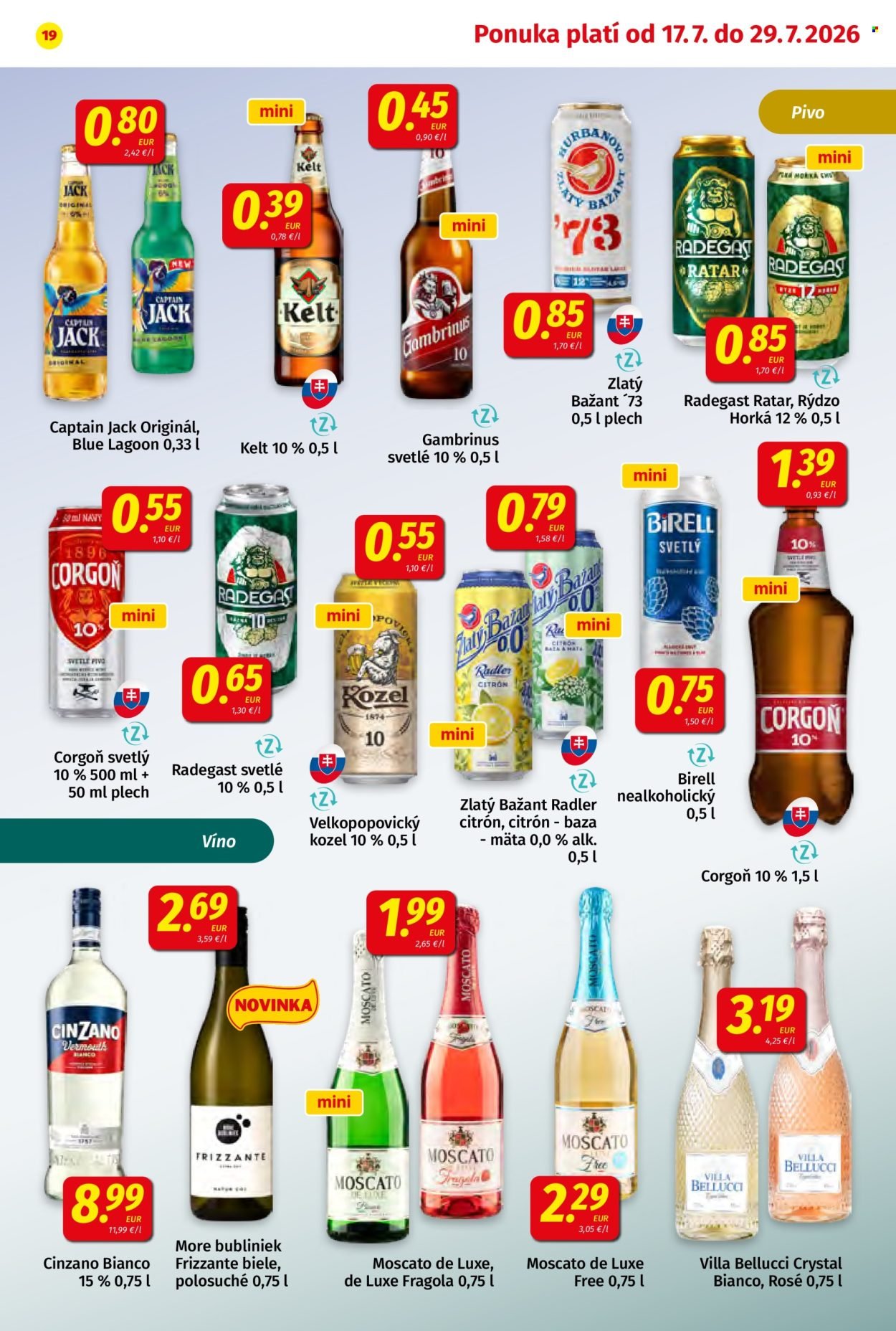 POTRAVINY KORUNA leták - Od piatka 17.7.2026