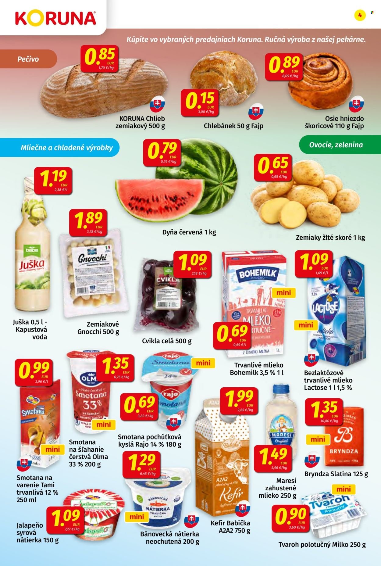 POTRAVINY KORUNA leták - Od piatka 17.7.2026