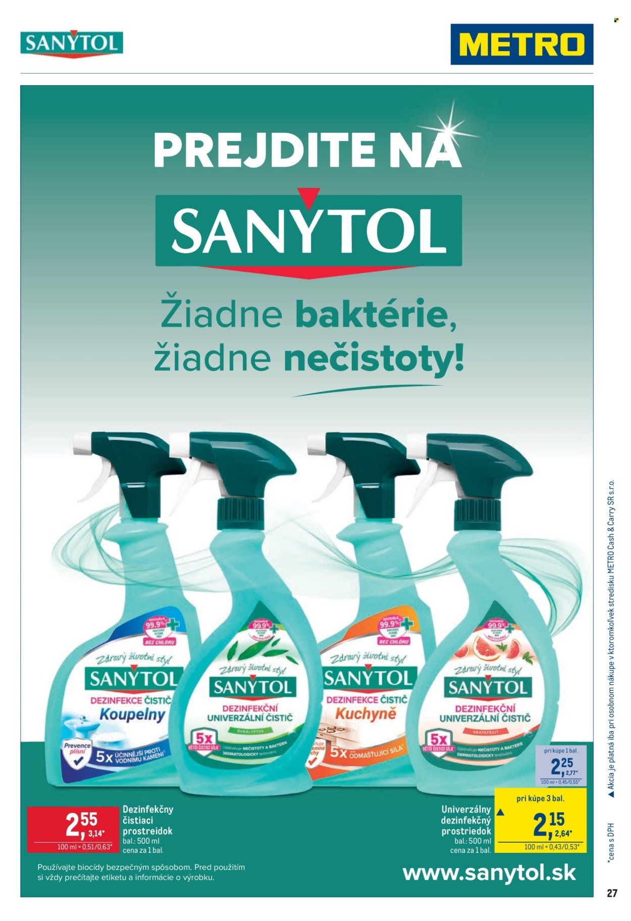 METRO leták - Obchodní partneri