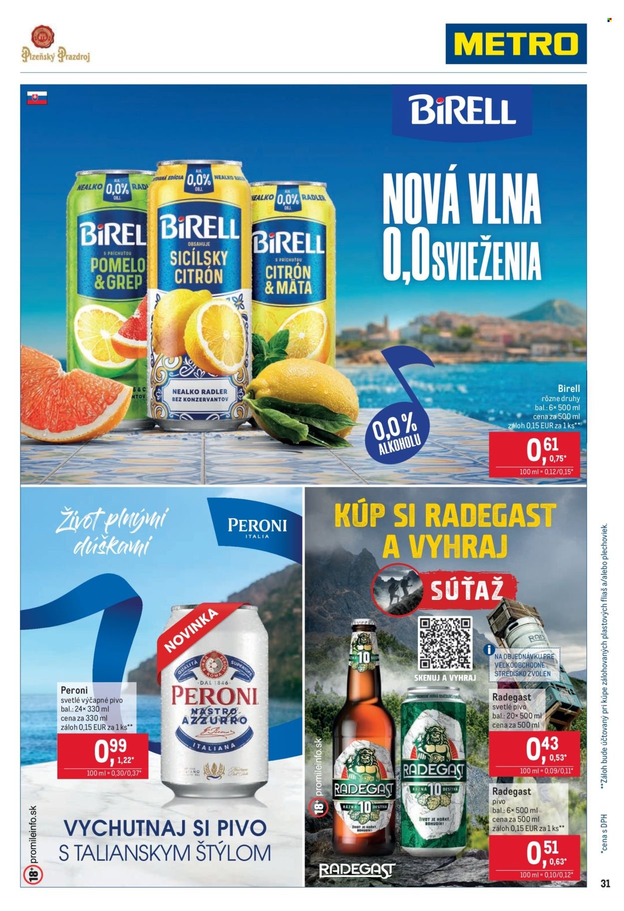 METRO leták - Obchodní partneri