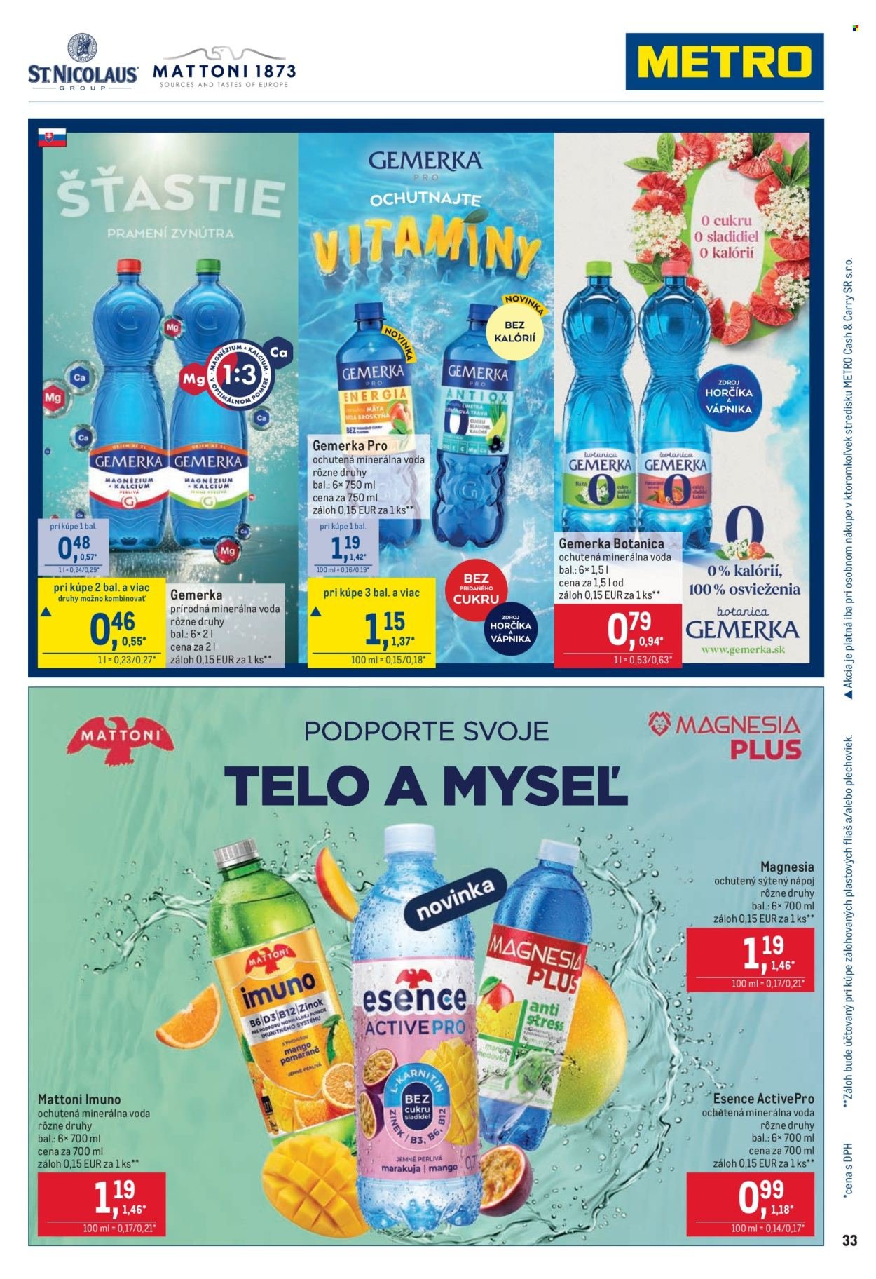 METRO leták - Obchodní partneri