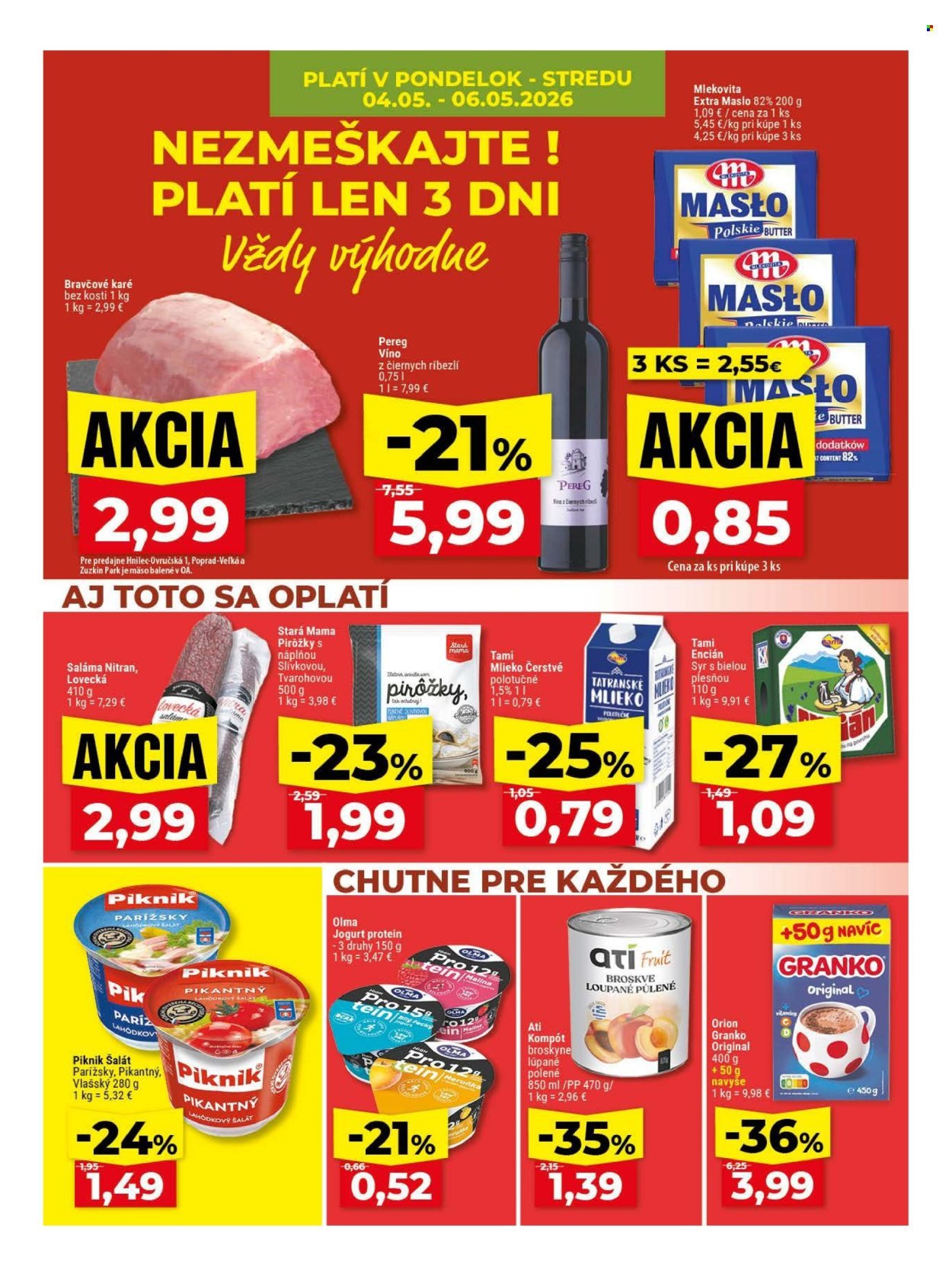KLAS leták - Od pondelka 4.5.2026 (2026-05-04 - 2026-05-10) | 4