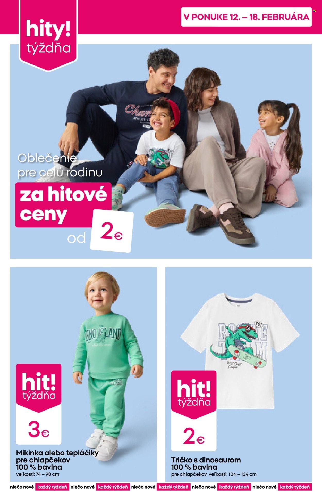 PEPCO leták - Teplakové súpravy pre celú rodinu (2026-02-12 - 2026-02-18) | 2