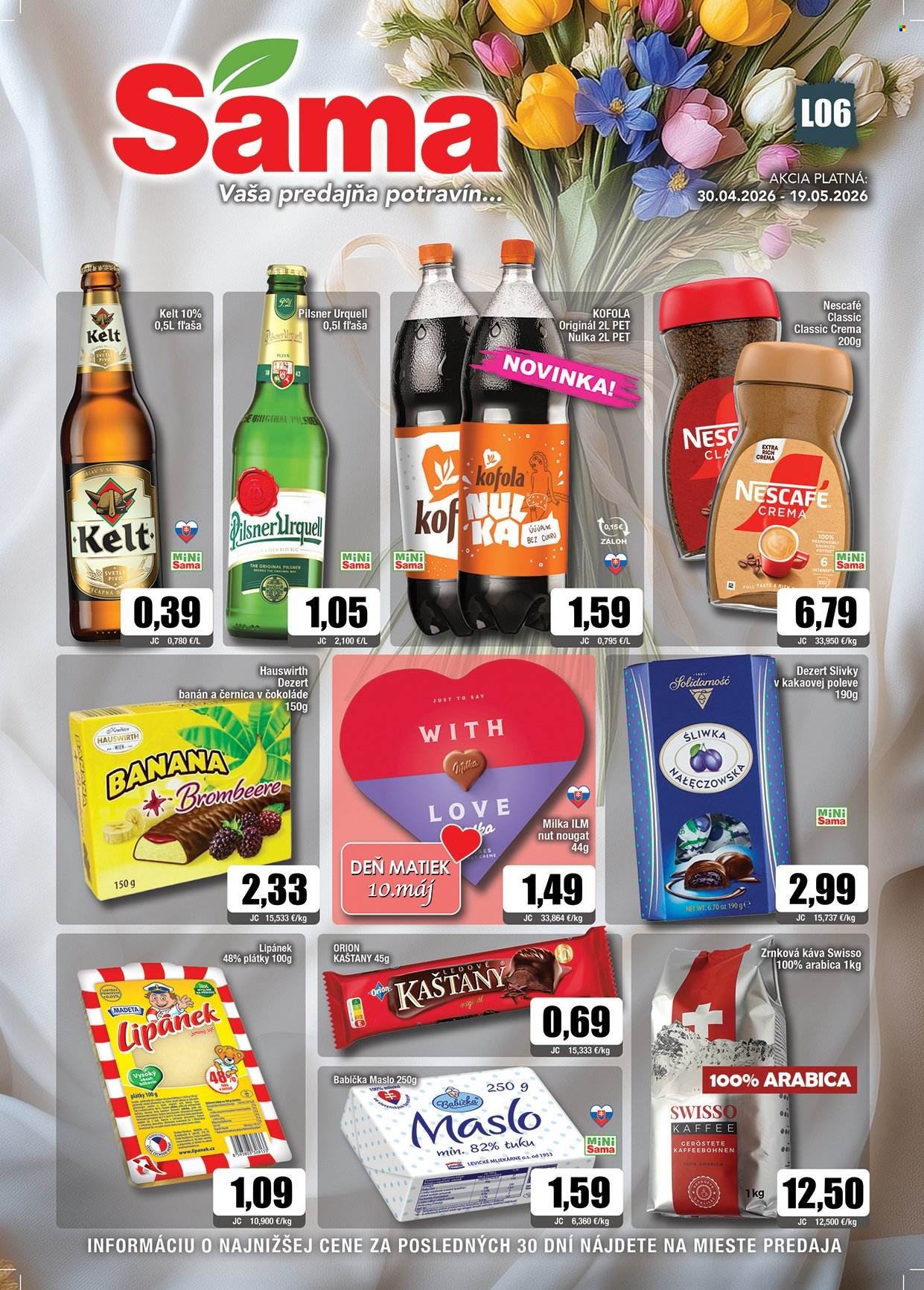 SAMA leták - Od štvrtka 30.4.2026 (2026-04-30 - 2026-05-19) | 1