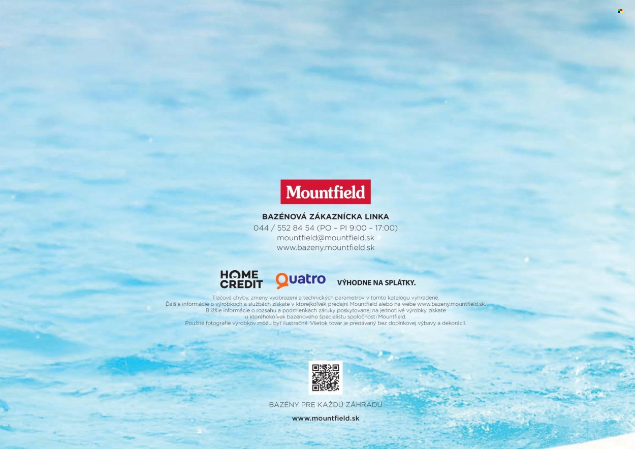 MOUNTFIELD leták - Katalóg prémiových bazénov (2025-04-22) | 44