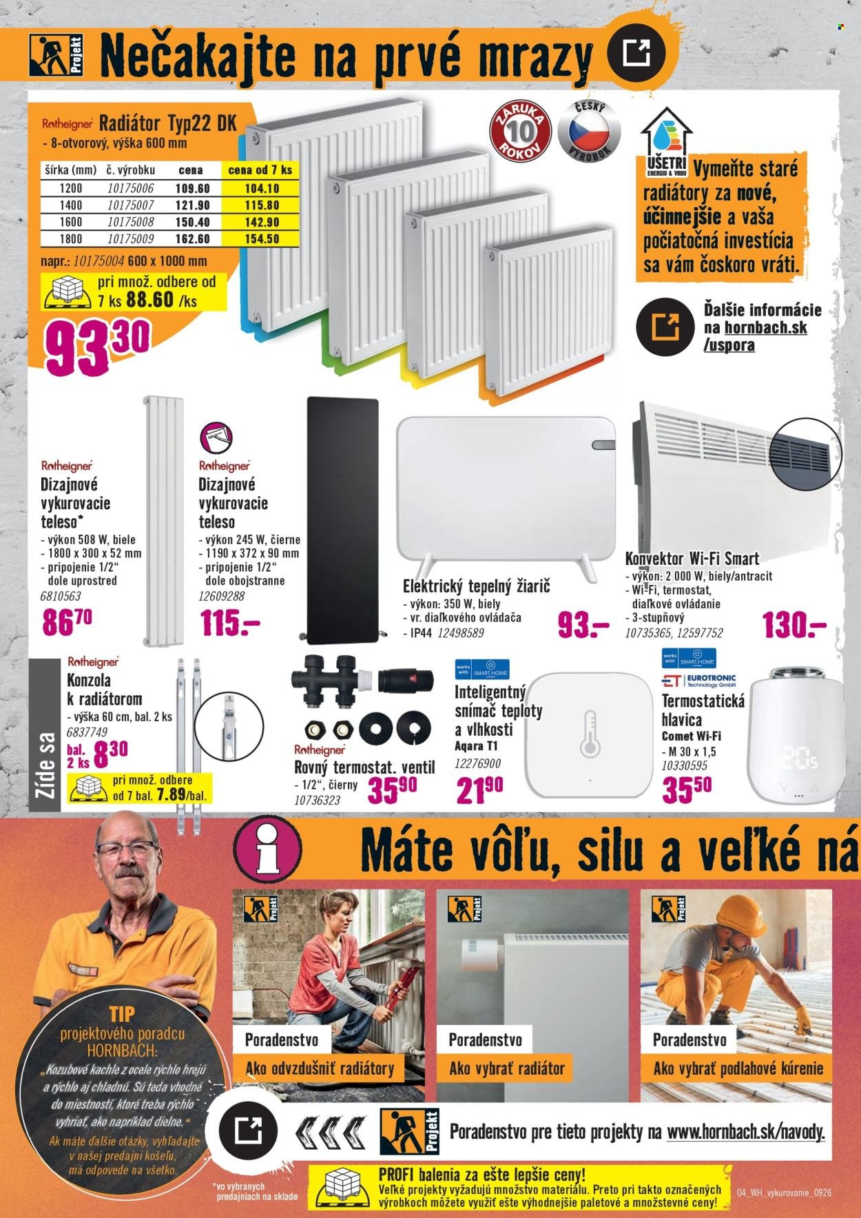 HORNBACH leták - Váš ďalší projekt - Kúrenie