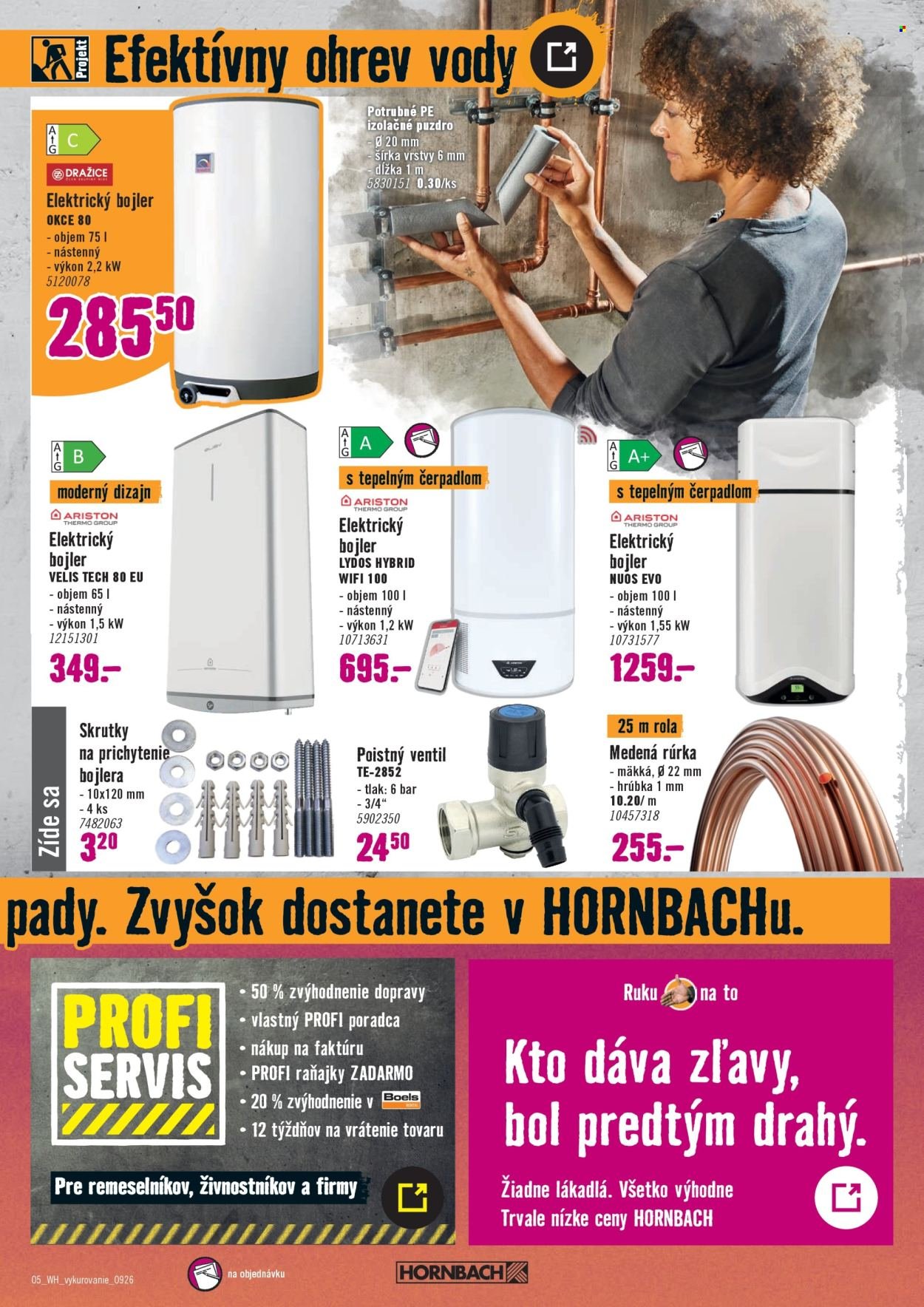 HORNBACH leták - Váš ďalší projekt - Kúrenie